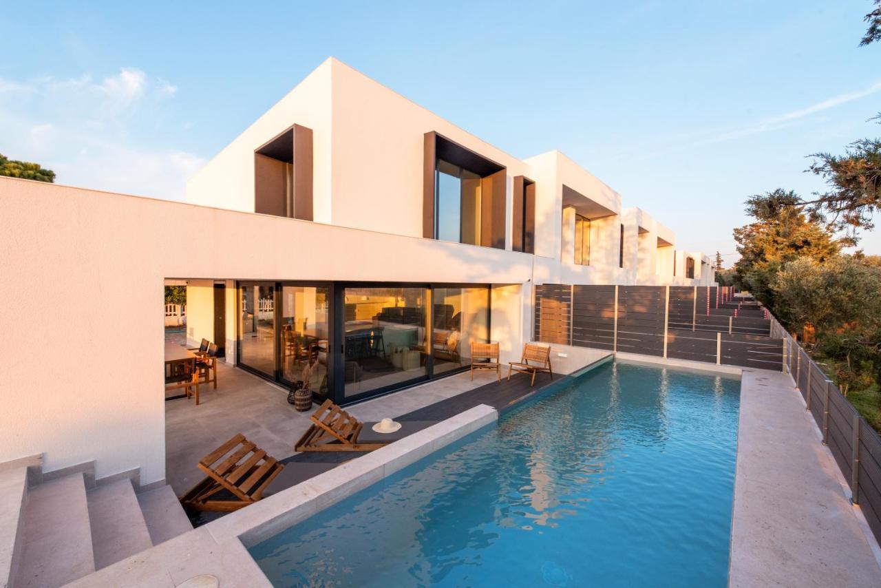 Serene Seafront Villas Nea Iraklia Exterior foto